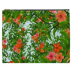 Flower Background Backdrop Pattern Cosmetic Bag (xxxl)  by Nexatart