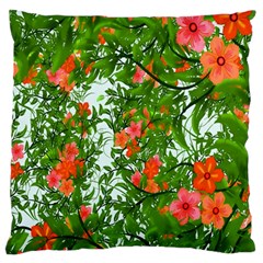 Flower Background Backdrop Pattern Standard Flano Cushion Case (one Side)