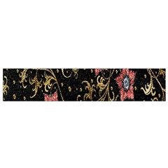 Floral Pattern Background Flano Scarf (small)