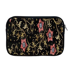 Floral Pattern Background Apple Macbook Pro 17  Zipper Case