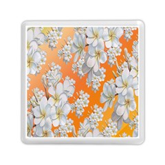 Flowers Background Backdrop Floral Memory Card Reader (square)  by Nexatart