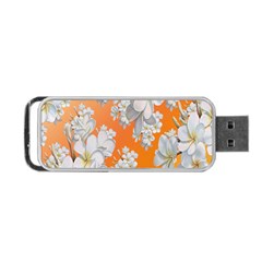 Flowers Background Backdrop Floral Portable Usb Flash (one Side) by Nexatart