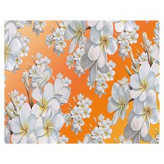 Flowers Background Backdrop Floral Double Sided Flano Blanket (medium)  by Nexatart