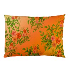 Flowers Background Backdrop Floral Pillow Case by Nexatart