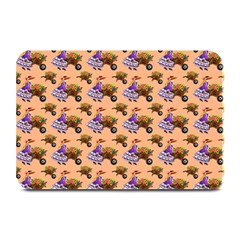 Flowers Girl Barrow Wheel Barrow Plate Mats by Nexatart