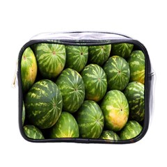 Food Summer Pattern Green Watermelon Mini Toiletries Bags by Nexatart