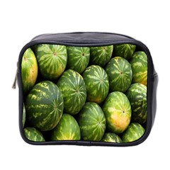 Food Summer Pattern Green Watermelon Mini Toiletries Bag 2-side by Nexatart