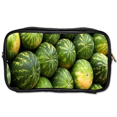 Food Summer Pattern Green Watermelon Toiletries Bags by Nexatart