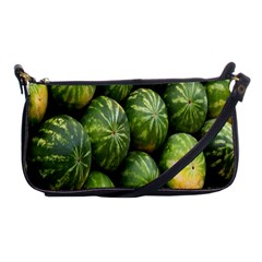 Food Summer Pattern Green Watermelon Shoulder Clutch Bags by Nexatart