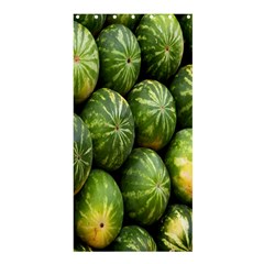 Food Summer Pattern Green Watermelon Shower Curtain 36  X 72  (stall)  by Nexatart