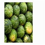 Food Summer Pattern Green Watermelon Large Garden Flag (Two Sides) Front