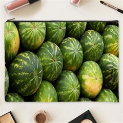 Food Summer Pattern Green Watermelon Cosmetic Bag (xxxl)  by Nexatart