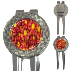 Flowers Nature Plants Autumn Affix 3-in-1 Golf Divots by Nexatart