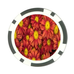 Flowers Nature Plants Autumn Affix Poker Chip Card Guard by Nexatart