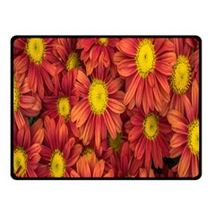 Flowers Nature Plants Autumn Affix Double Sided Fleece Blanket (small)  by Nexatart