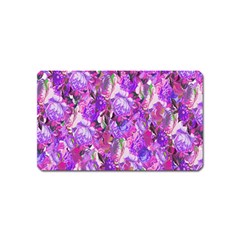 Flowers Abstract Digital Art Magnet (name Card) by Nexatart