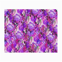 Flowers Abstract Digital Art Small Glasses Cloth by Nexatart