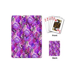 Flowers Abstract Digital Art Playing Cards (mini) 