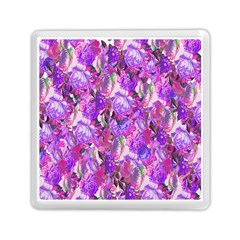 Flowers Abstract Digital Art Memory Card Reader (square)  by Nexatart