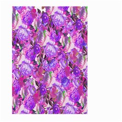 Flowers Abstract Digital Art Large Garden Flag (two Sides) by Nexatart