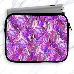 Flowers Abstract Digital Art Apple Ipad 2/3/4 Zipper Cases by Nexatart