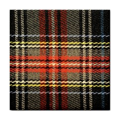 Fabric Texture Tartan Color Tile Coasters