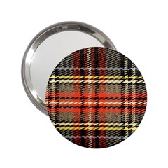 Fabric Texture Tartan Color 2.25  Handbag Mirrors