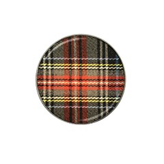 Fabric Texture Tartan Color Hat Clip Ball Marker (10 pack)