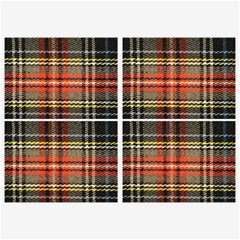 Fabric Texture Tartan Color Belt Buckles