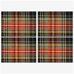 Fabric Texture Tartan Color Belt Buckles Front