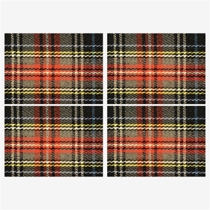 Fabric Texture Tartan Color Belt Buckles