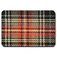 Fabric Texture Tartan Color Large Doormat 