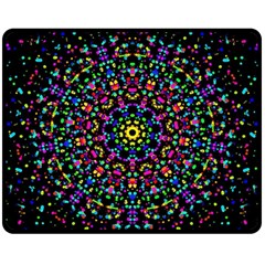 Fractal Texture Fleece Blanket (medium) 