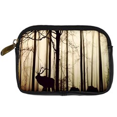 Forest Fog Hirsch Wild Boars Digital Camera Cases by Nexatart