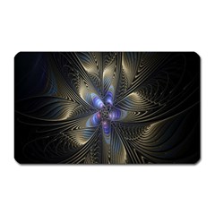 Fractal Blue Abstract Fractal Art Magnet (rectangular) by Nexatart