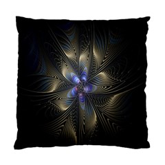 Fractal Blue Abstract Fractal Art Standard Cushion Case (two Sides) by Nexatart