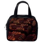 Fractal 3d Render Futuristic Classic Handbags (One Side) Front