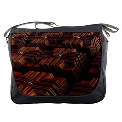 Fractal 3d Render Futuristic Messenger Bags by Nexatart