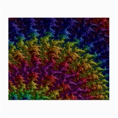 Fractal Art Design Colorful Small Glasses Cloth (2-Side)