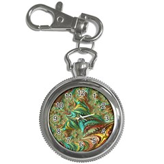 Fractal Artwork Pattern Digital Key Chain Watches by Nexatart