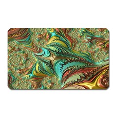 Fractal Artwork Pattern Digital Magnet (rectangular)