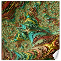 Fractal Artwork Pattern Digital Canvas 16  X 16   by Nexatart