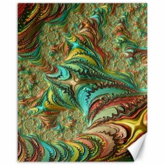 Fractal Artwork Pattern Digital Canvas 16  X 20  