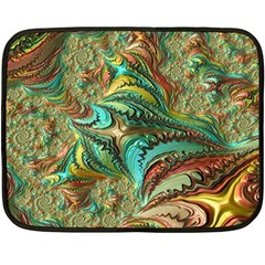 Fractal Artwork Pattern Digital Fleece Blanket (mini) by Nexatart