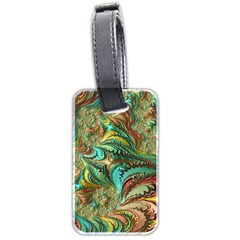 Fractal Artwork Pattern Digital Luggage Tags (two Sides) by Nexatart