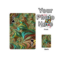 Fractal Artwork Pattern Digital Playing Cards 54 (mini)  by Nexatart