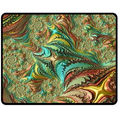 Fractal Artwork Pattern Digital Double Sided Fleece Blanket (medium)  by Nexatart