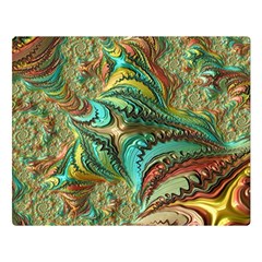 Fractal Artwork Pattern Digital Double Sided Flano Blanket (large) 