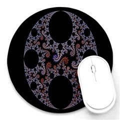 Fractal Complexity Geometric Round Mousepads by Nexatart