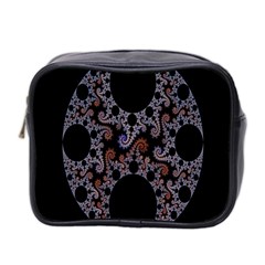 Fractal Complexity Geometric Mini Toiletries Bag 2-side